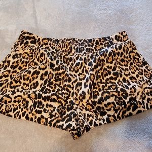 Leopard Print Shorts